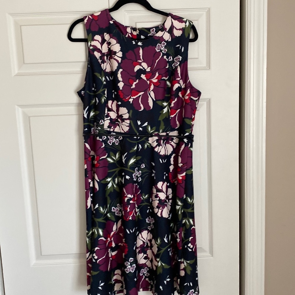 Tommy Hilfiger darted A line dress with belt